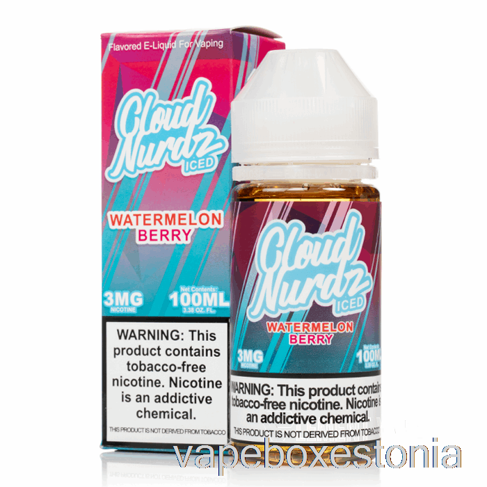 Vape Box Estonia Jäätunud Arbuusimari - Cloud Nurdz - 100ml 6mg